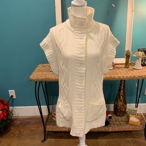 Cream Button-up Sweater